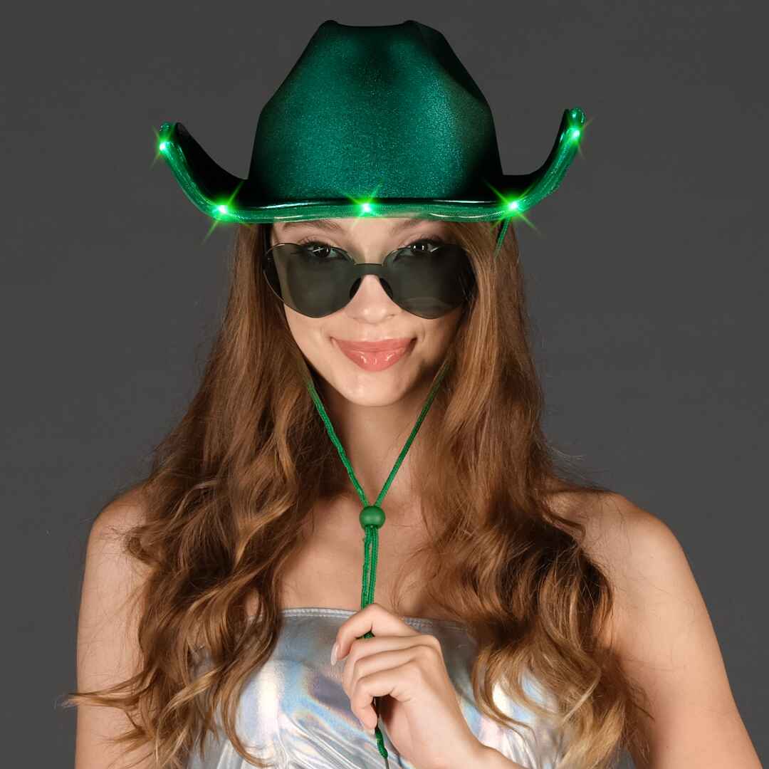 green light up cowgirl hat cowboy hats for women cowboy hats