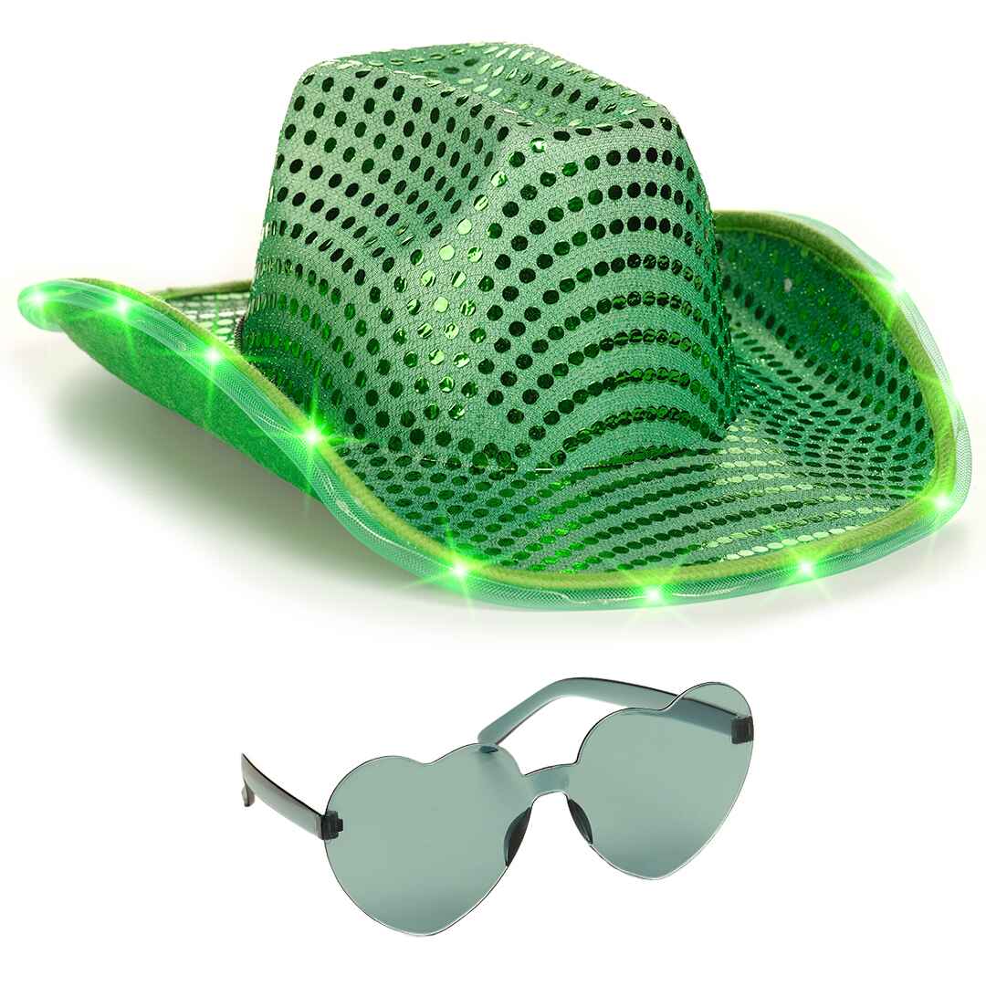 green cowgirl hat with feathers cow girl halloween dark fluffy cowgirl hat cowgirl hat with feathers