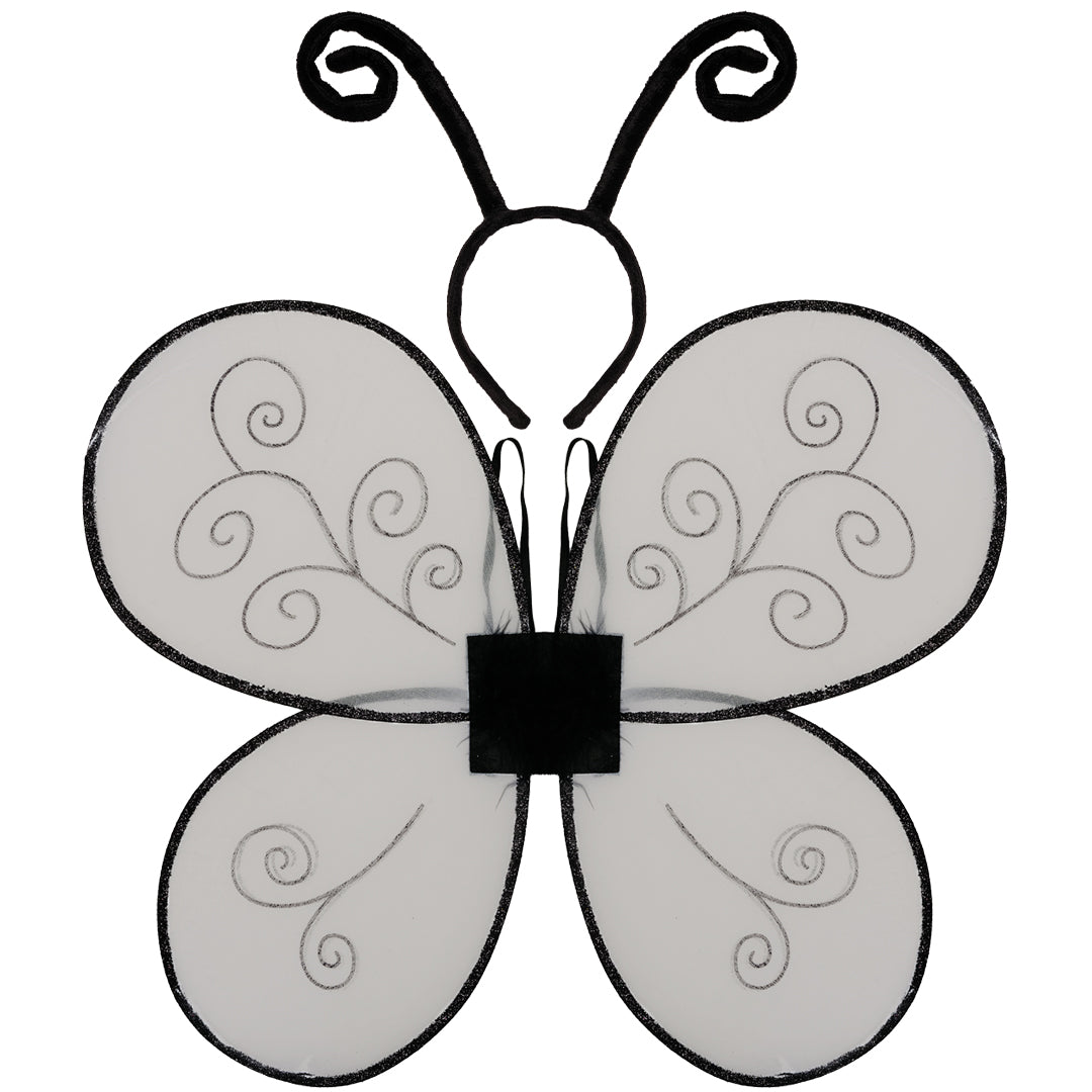 Fly Costume Accessories - Fly Wings and Fly Antenna Headband Set -FUNCREDIBLE