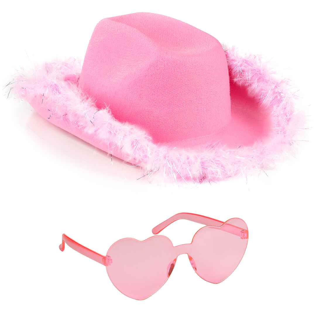 womens accesorios cowboy bride soace cowgirl squints hat and glasses wemon speace partys
