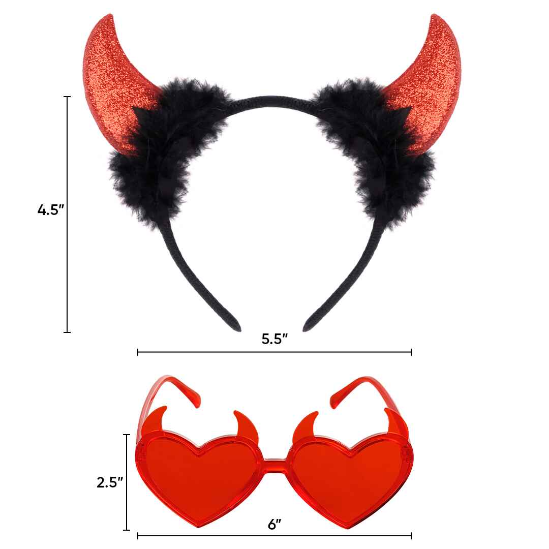 black horns red devil ears horns halloween mike wazowski headband dark demon horns kids devil horn
