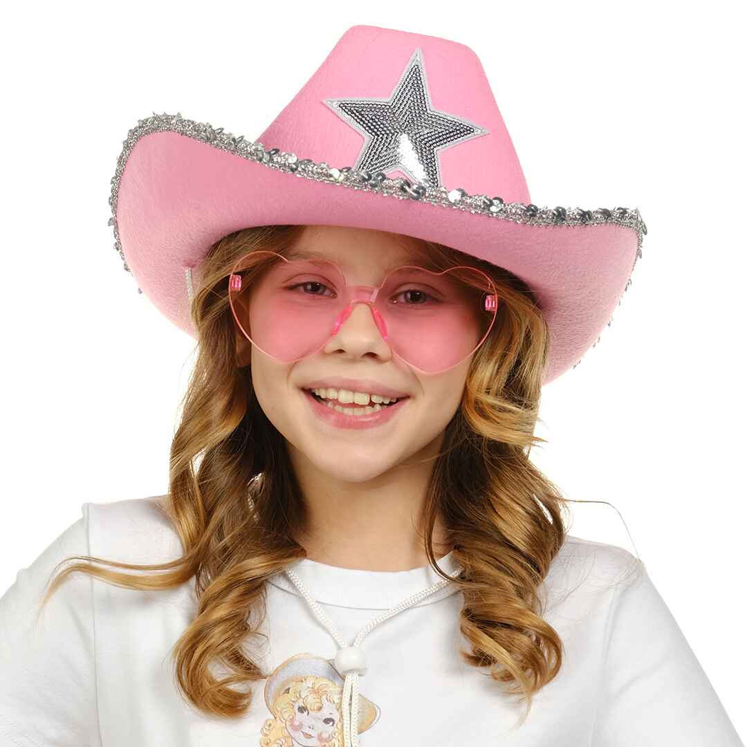 cowgirl hat pink fluffy cowboy hat with feathers cowgirl hat costume women princess cowgirl hat