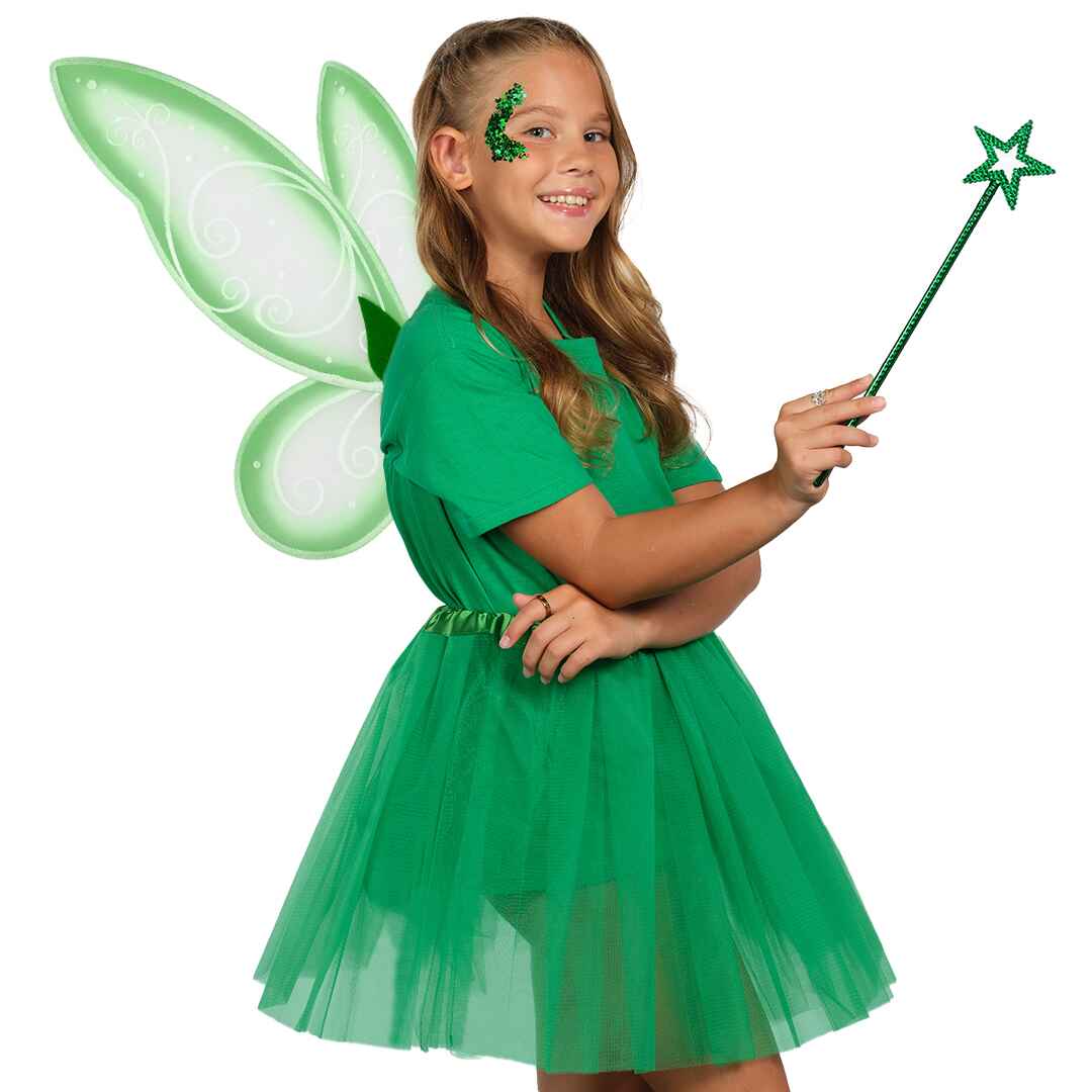 fairy wings delivery tomorrow winx club costume skirt green fairy wings kids flora fairy costume
