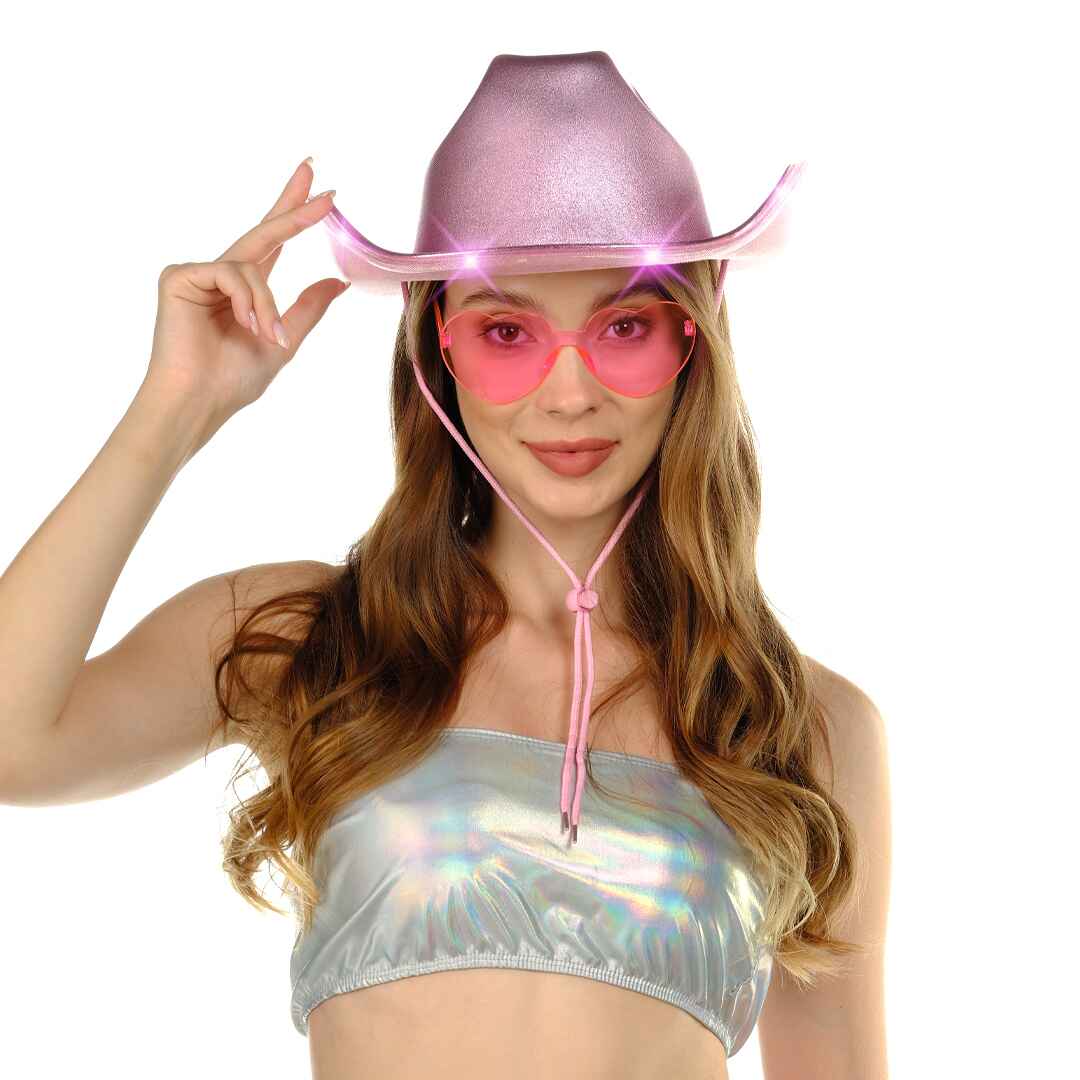 pink light up cowgirl hat cowboy hats for women cowboy hats cowgirl hats women 