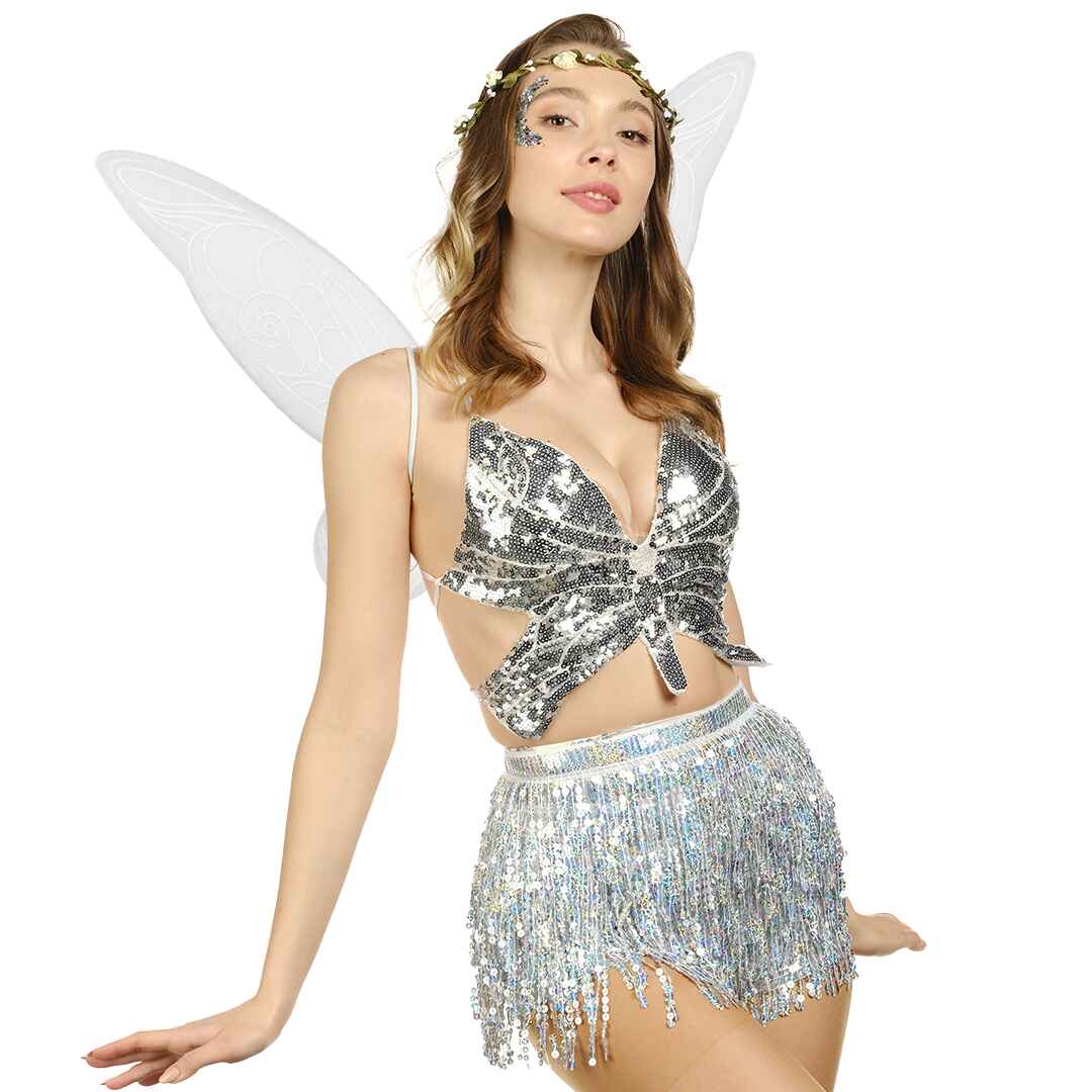 alas de hada para mujer fairt tail flora winx costume silvermist fariy wings clear wings tooth fair