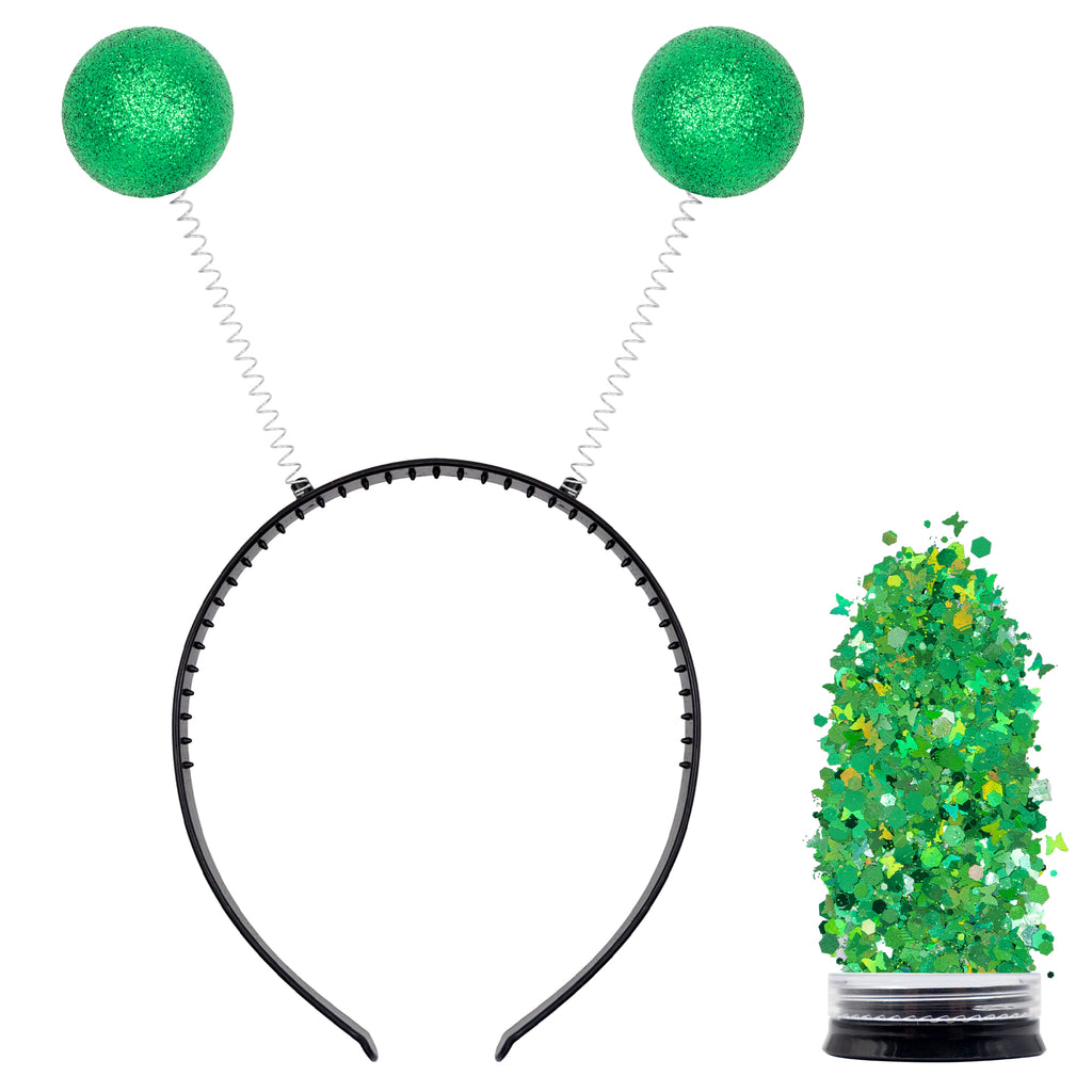 Green Alien Costume Accessories for Women - Alien Headband - Funcredible