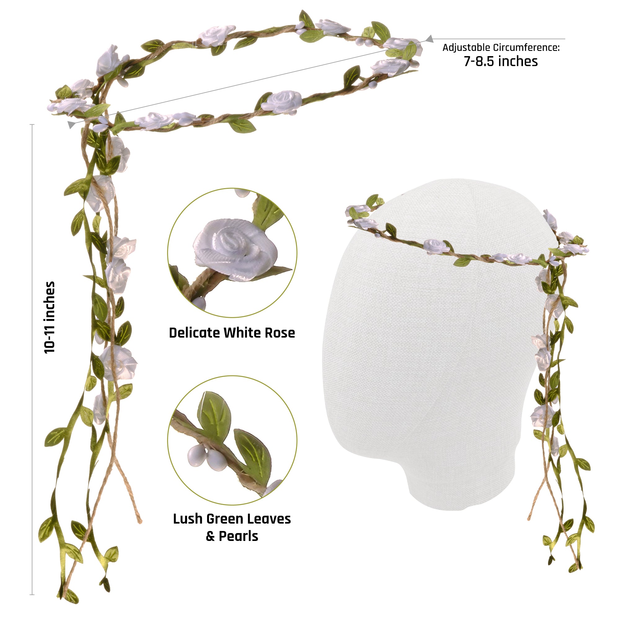 White Fairy Wings Set with Crown and Glitter - Perfect for Girls, Women, and Kids - Halloween Costume Cosplay Dress Up - FUNCREDIBLE