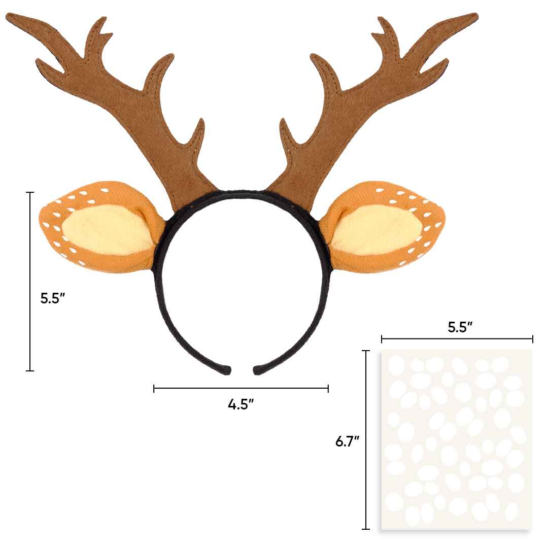 deer costume antler headpiece reindeer headbands for adults