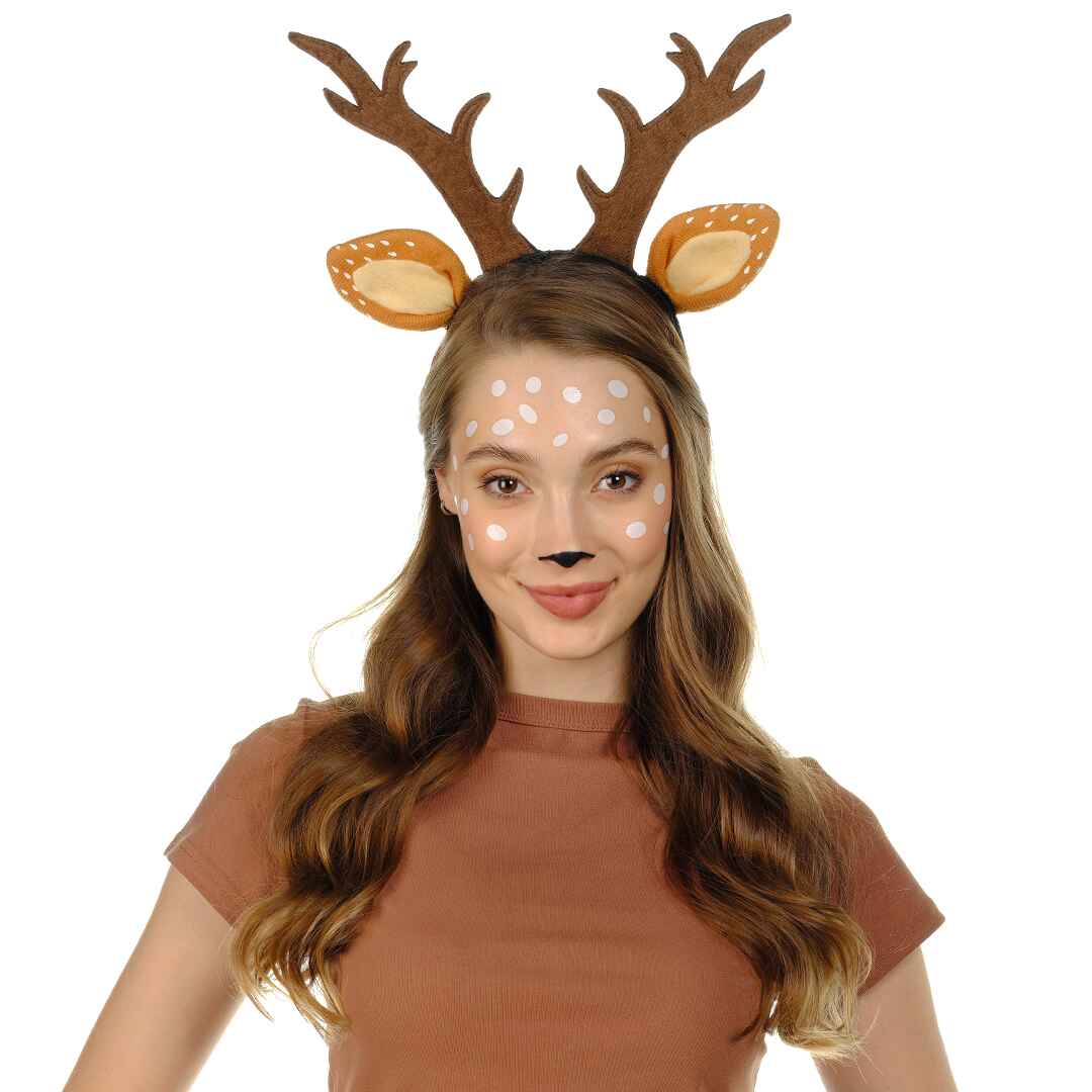 deer antlers for women woman fawn costume