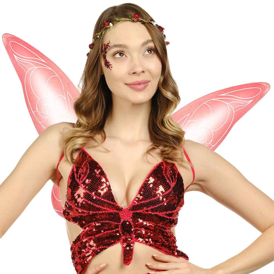 toddler cupid wing realistic fairy wigs little sparkly angel wings  bloom winx club costume 