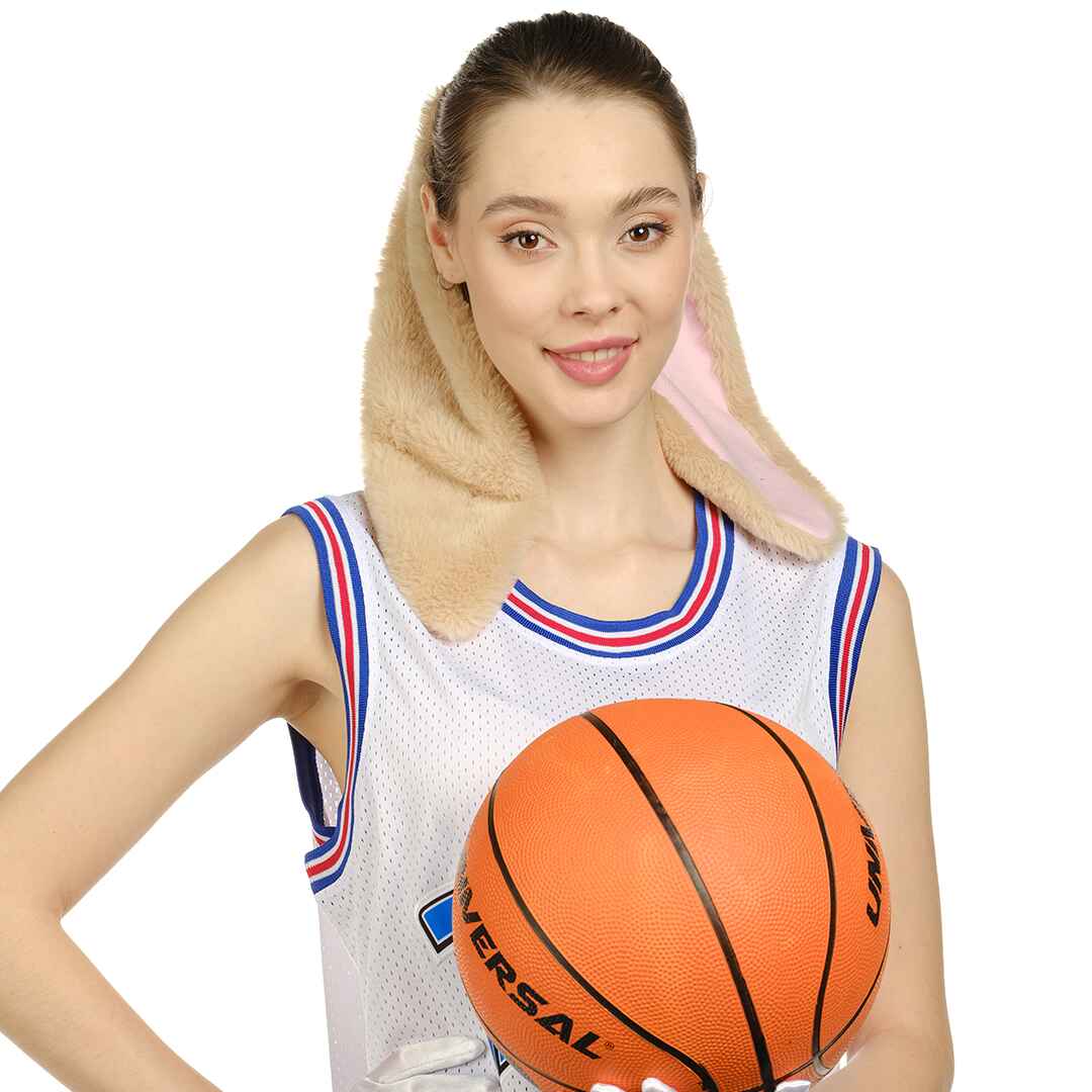  space jam  lola hair clip furry tail bowtie funny conejitas