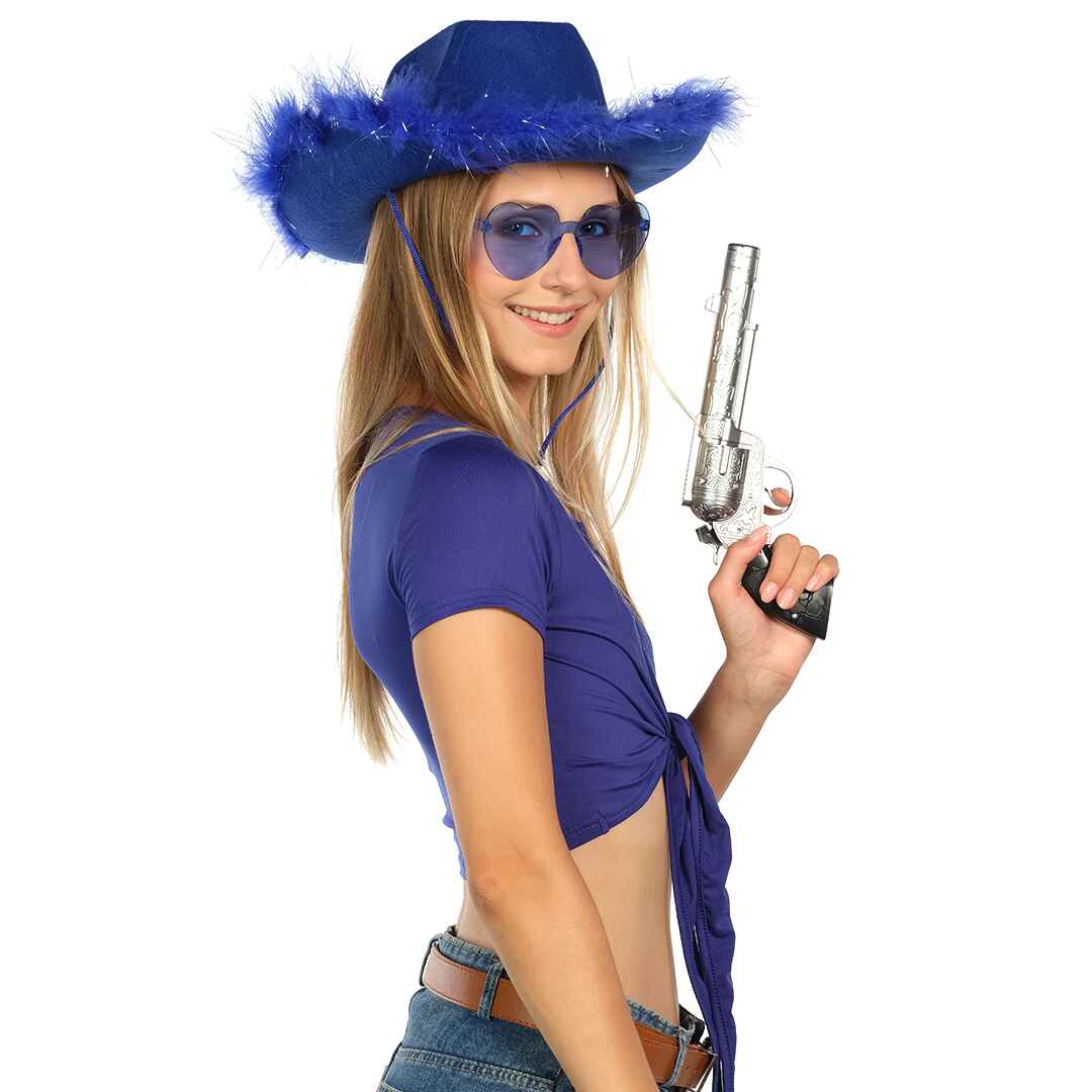 fluffy disco somberos cowairls cowgirls blinky flashing rave angels shiny props