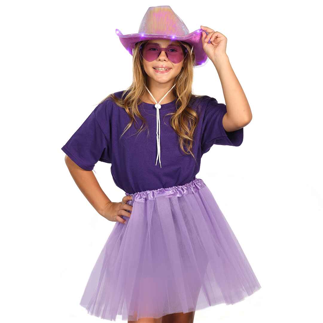 purple star cowgirl hat cowboy gangsta jamie ray toughest cowboy in texas clutch hat for women