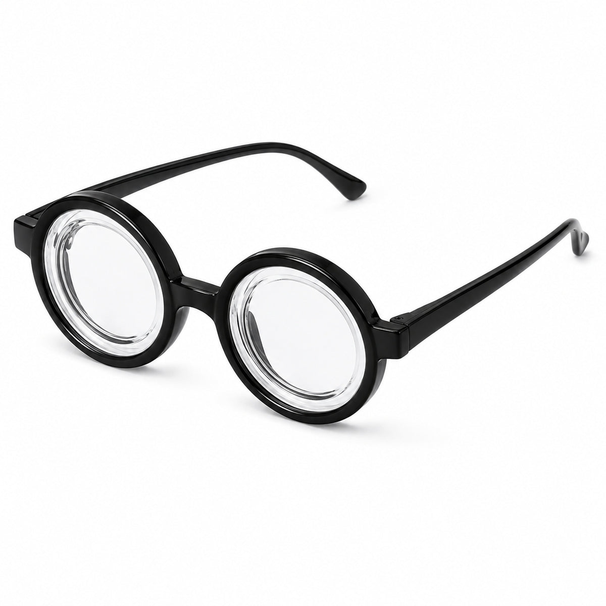 Round Bubble-Lens Novelty Costume Glasses