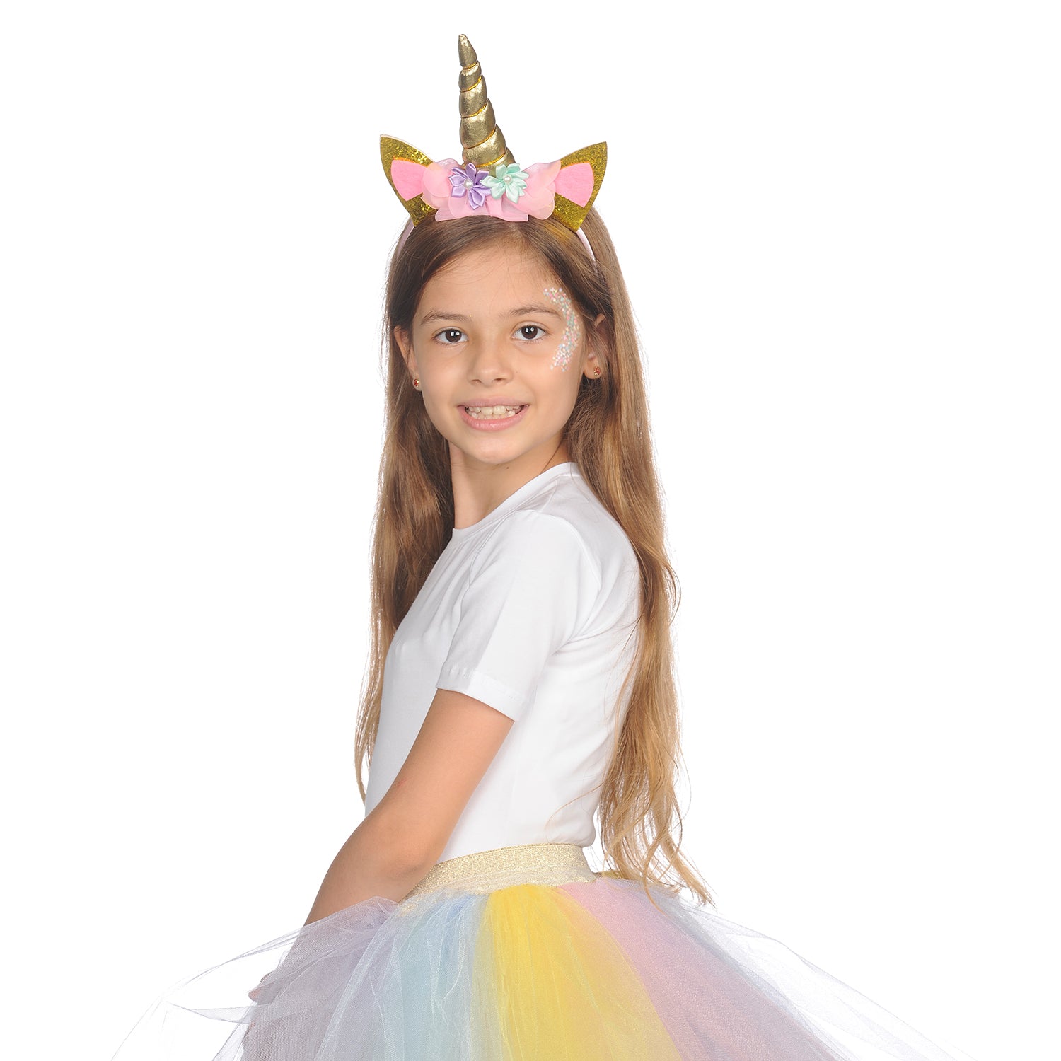 Unicorn Headband with Chunky Glitter - Unicorn Horn Headband and Chunky Glitter - FUNCREDIBLE